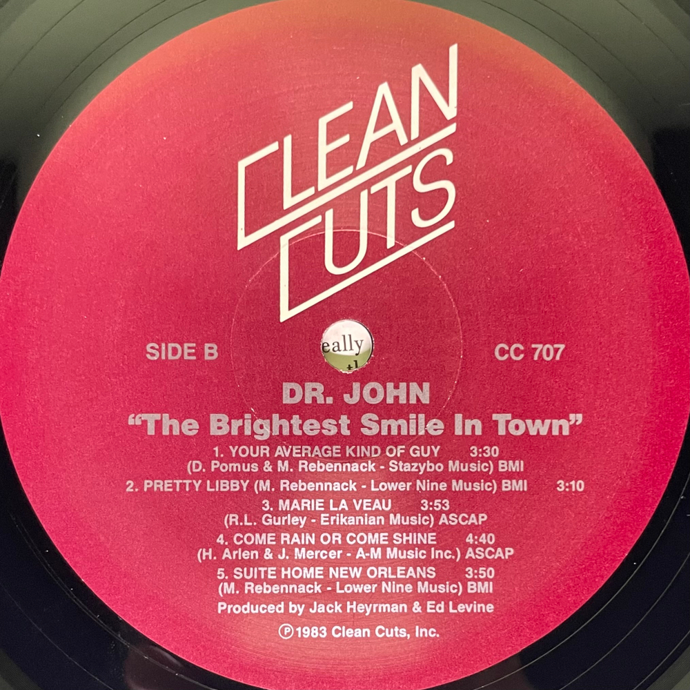 Dr. John ‎– The Brightest Smile In Town (США 1989г.)