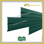 Сайдинг металлический L -Брус VikingMP-01- RALL 6005 Зеленый мох  0.45мм