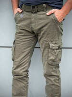 Джоггеры In-Yesir прямые Олива