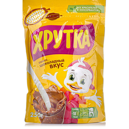 Какао-напиток Хрутка б/раств. 250 гр. м/у