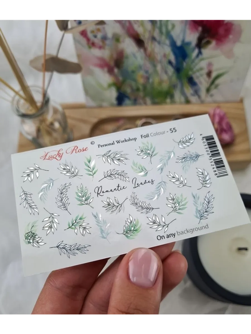 Набор слайдеры 2шт Lucky Rose. Foil 054, 055