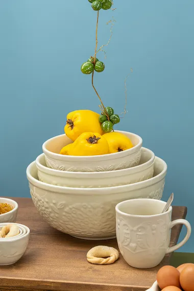 Набор кружек birds of paradise, 500 мл, кремовые, 2 шт.