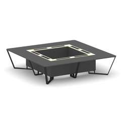 Steel Meet Стол переговорный квадратный KMK-PR.B.SP-16K Антрацит/Ваниль Глянец/Металл Черный 3200*32