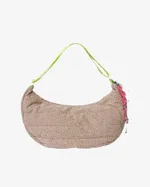 Сумка Aika Bags Долька Макси из барашков халва с неоном