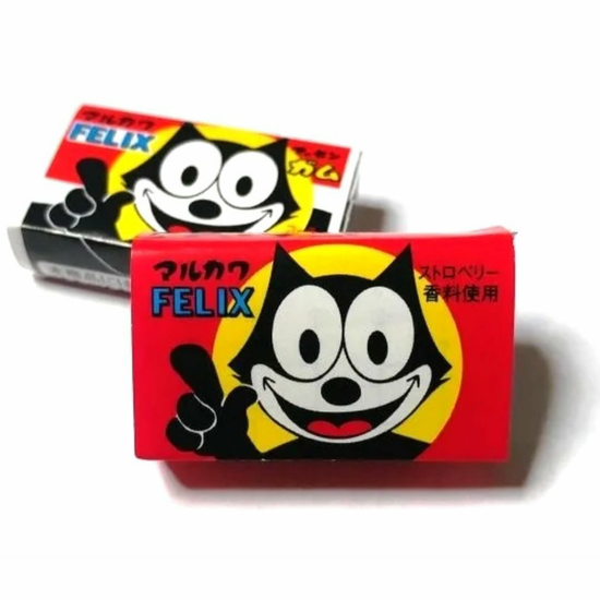 Жевательная резинка Marukawa Felix со вкусом клубники, 5 г (Япония)