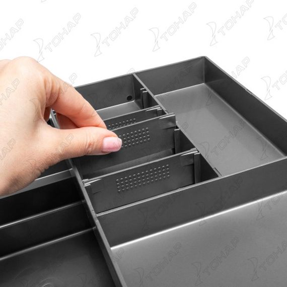 Ящик рыболова двухполочный золотой (T-HS-FB2-GO) Helios