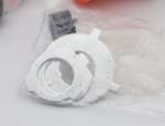 Билед модули M01 PRO, 2.5 дюйма, 12v, 5500К, с подсветкой красного цвета Devil Eyes (комплект, 2шт)