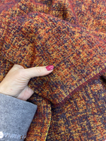 Ткань твидовая с узелковым переплетением (Италия) 80% шерсть 20% мохер ш-150см цена за 1м