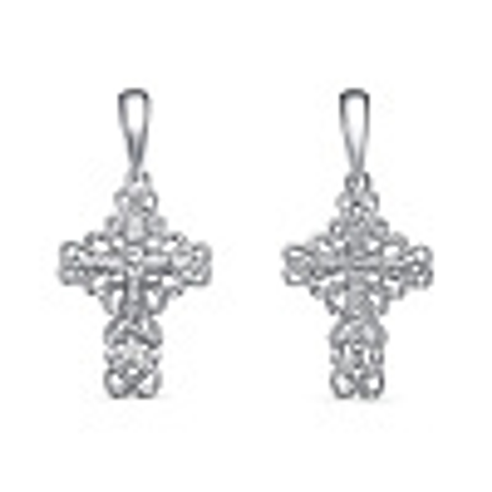 Крест из серебра 925 пробы