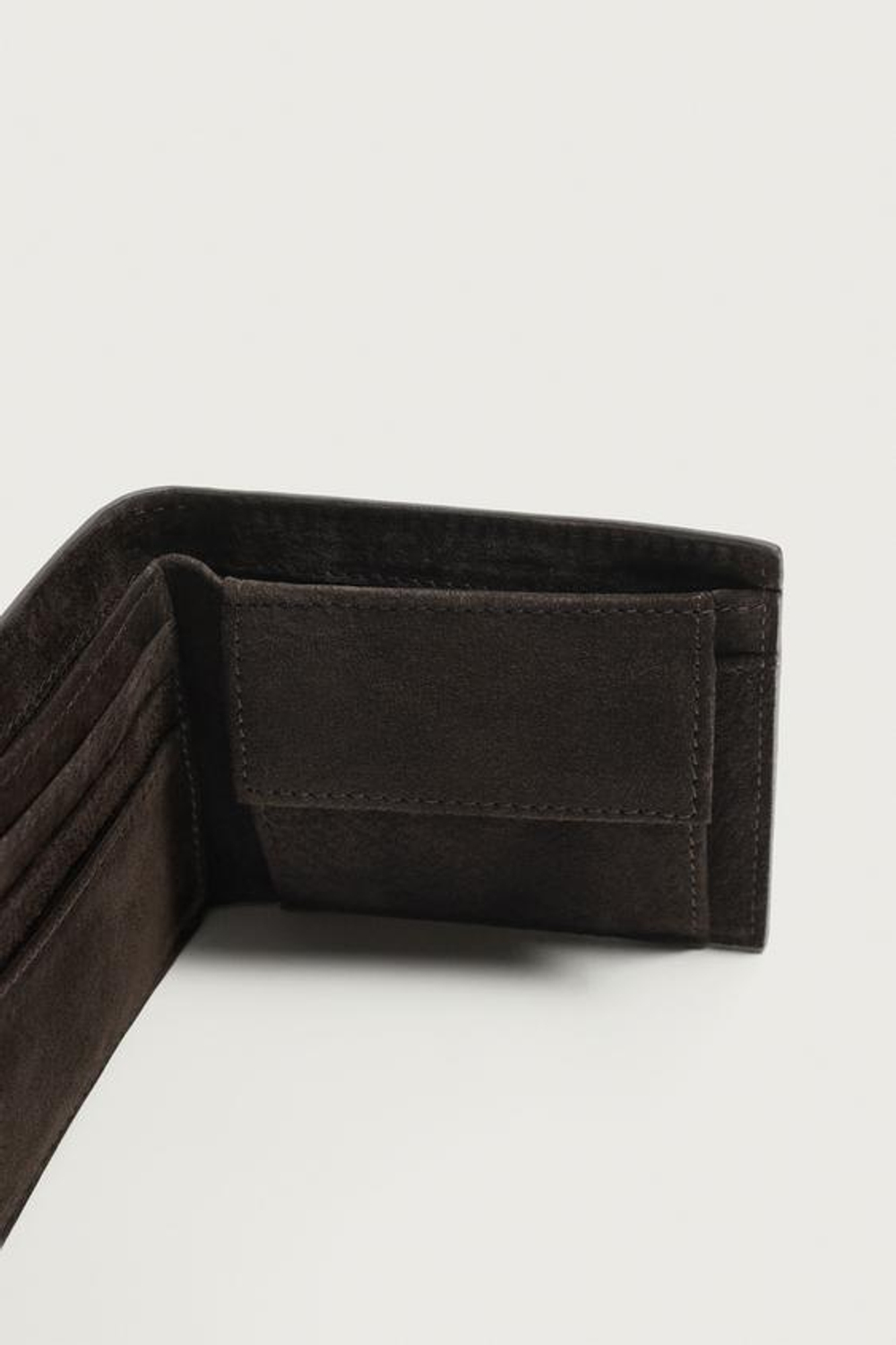 ZARA КОЖАНЫЙ КОШЕЛЕК, КОРИЧНЕВЫЙ