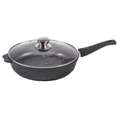 Сковорода алюминий, 26 см, антиприг, Мечта, Гранит, с026701, с крыш, съем руч