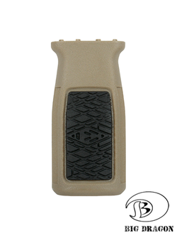 Рукоятка на цевьё Big Dragon M-LOK Vertical Grip (BD9369DEB). Desert/Black