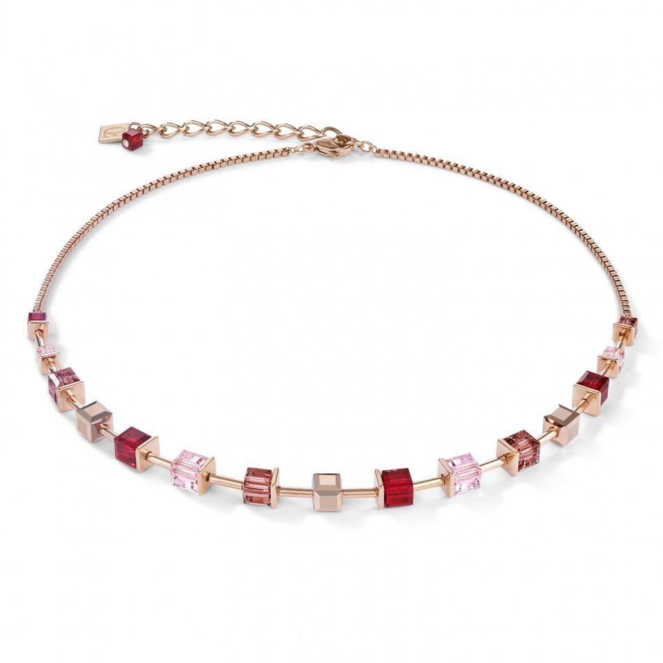 Колье Coeur de Lion Red 4996/10-0300 цвет красный, розовый, золотой