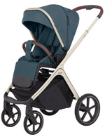 Коляска Carrello Vector CRL-6550 и автокресло Cybex Aton S2 Hibiscus Red 3 в 1 Prime Blue