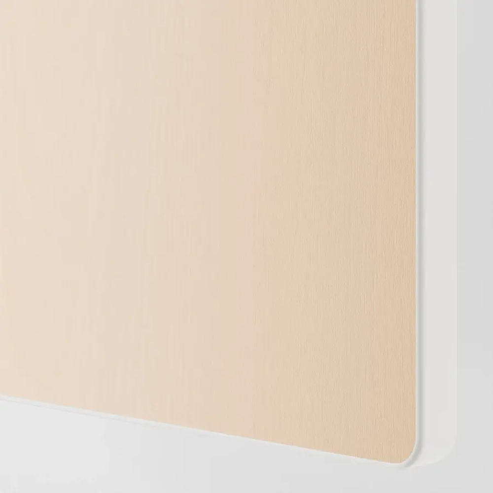 Шкаф детский - IKEA PLATSA/SMÅSTAD/SMASTAD, 60x57x123 см, белый/светло-коричневый, ИКЕА