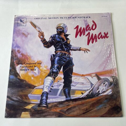 Винтажная виниловая пластинка LP Brian May Музыка Из Кинофильма Mad Max Безумный Макс (США 1980)