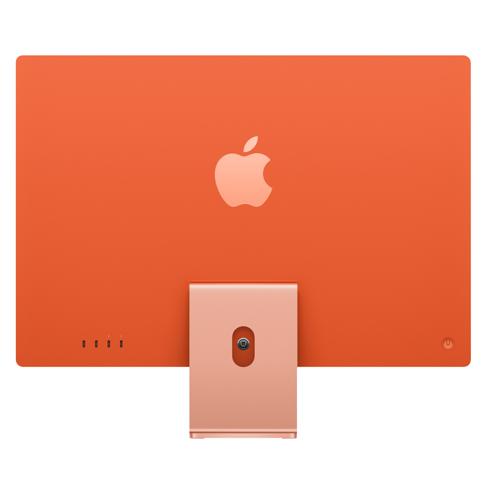 Моноблок Apple iMac 4.5K 24" (M3 8 CPU/10 GPU, 2023) 8/256GB, Orange (Оранжевый)