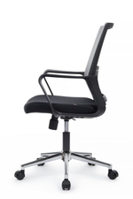 Кресло Riva Минт RCH M1029MBE Серый/Черный