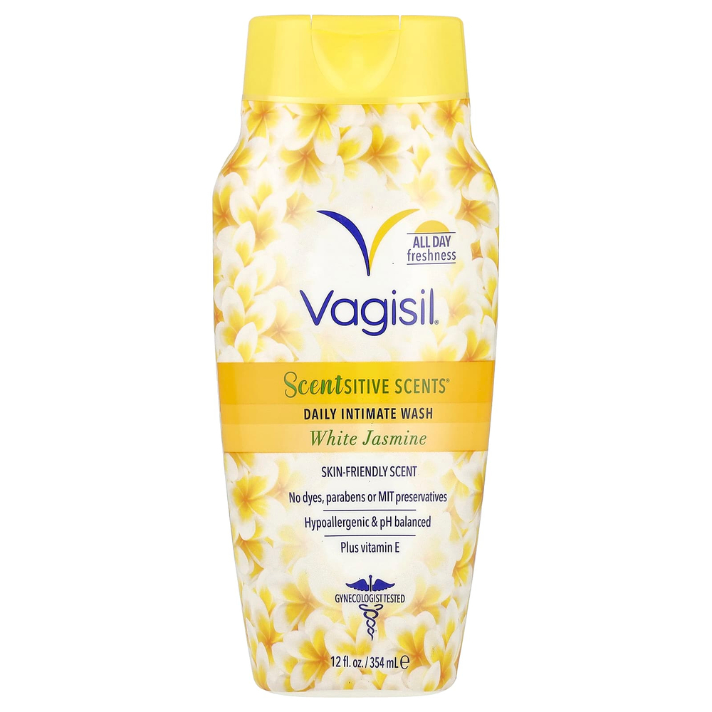 Vagisil, Scentsitive Scents®, ежедневное средство для интимной гигиены, белый жасмин, 354 мл (12 жидк. унц.)