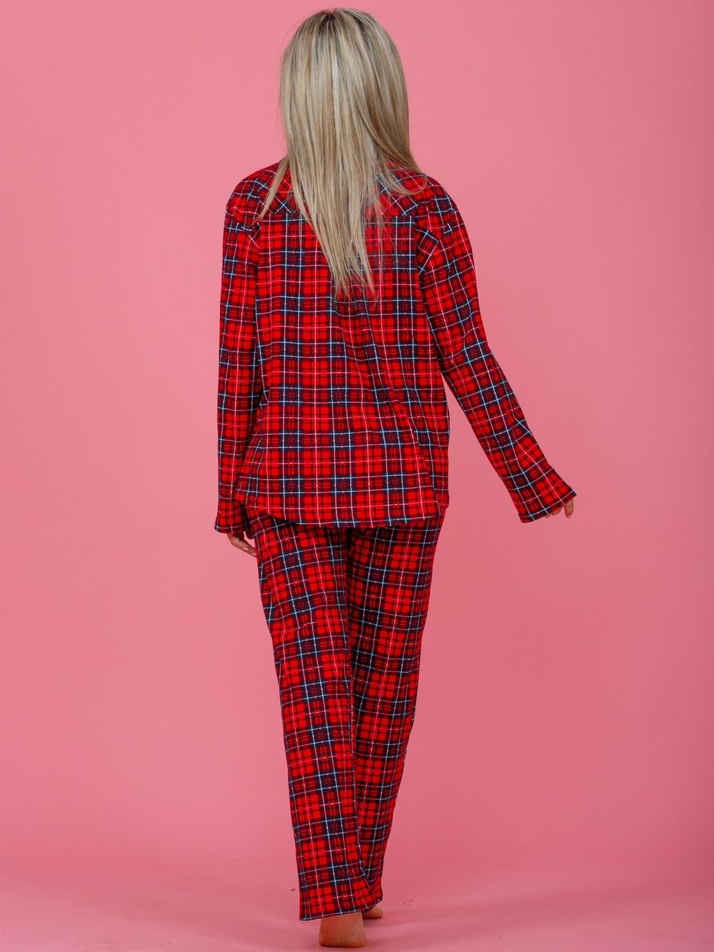 852 Пижама "Красная клетка" SveTekst (Акция)