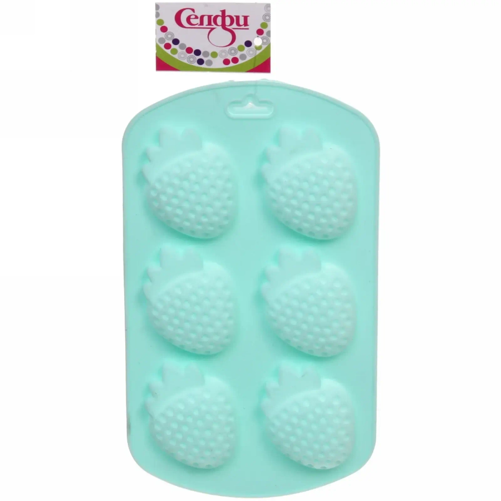 Форма для льда силиконовая «Клубнички» 19*11см