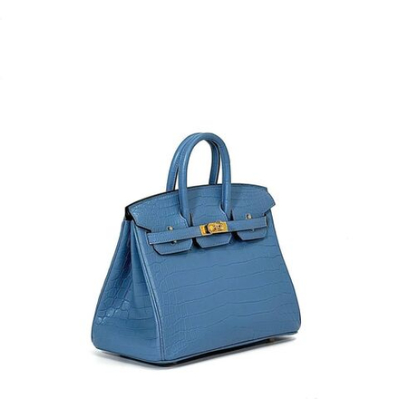 Сумка Hermes из кожи крокодила 25 см