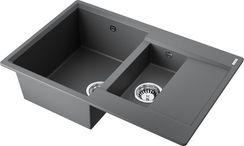 Мойка Daisen 78-2T-PL Tetogranit/платина(арт.4993533)