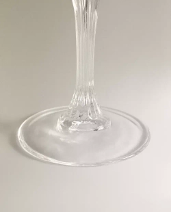 ZARA HOME БОКАЛ ИЗ ХРУСТАЛЬНОГО СТЕКЛА, ПРОЗРАЧНЫЙ