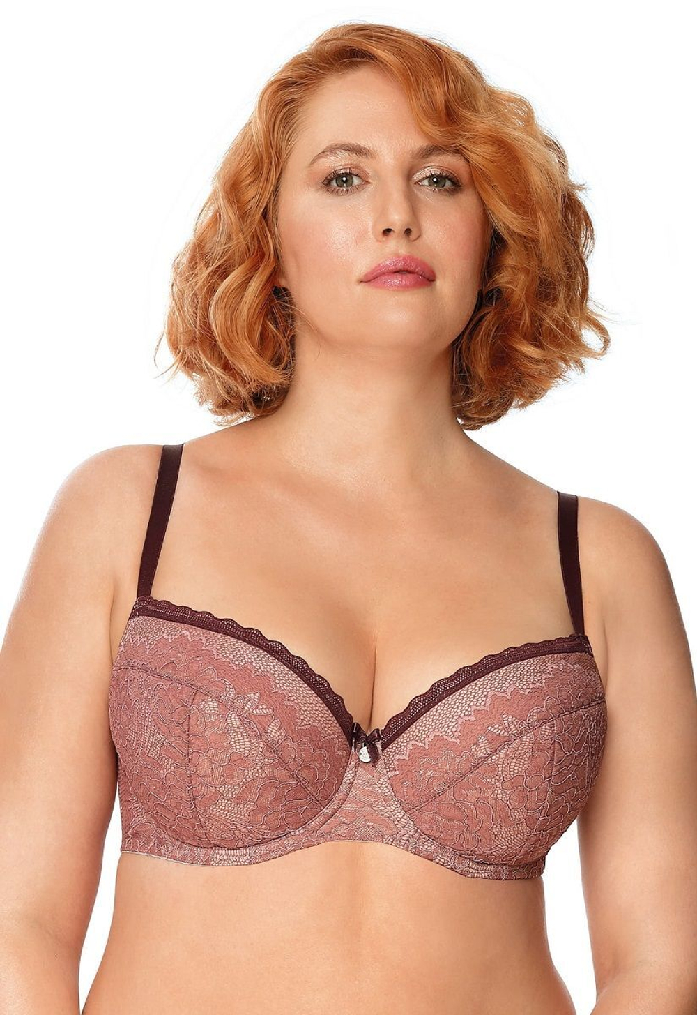 Бюстгальтер Zoe на косточках с дополнительными боковыми поддержками (Размер: 70D) (Цвет: грязно-розовый)