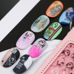 Charmicon 3D Silicone Stickers №124 Лица
