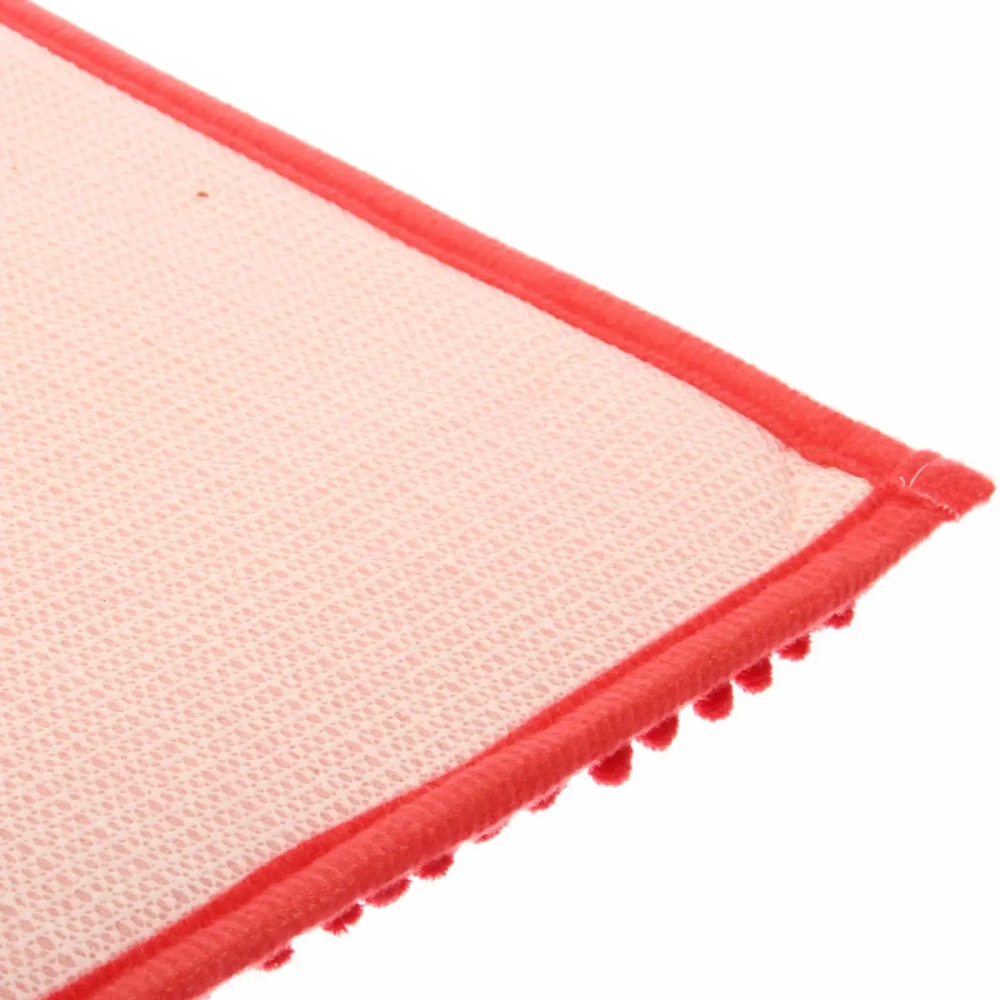 Коврик для ванной 50*80"Букли» коралловый