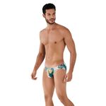 Мужские трусы слипы белые с принтом Clever PURPOSES BRIEF 079210