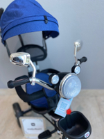 Велосипед 3-х колесный ROCKET с музыкальной панелью темно-синий арт. 5088-1