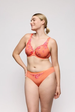 PRIMADONNA DEVDAHA Бюстгальтер с глубоким вырезом с подкладкой, оранжевый