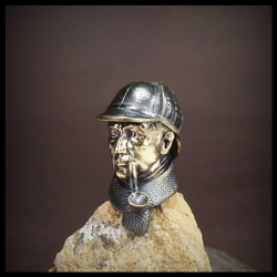 Темлячная бусина "Шерлок" для ножей , латунь