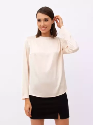Блузка с рукавом Anyday Icon Blouse 01, цвет бежевый