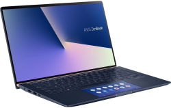Ультрабук Asus Zenbook 14 UX434FQ-AI116T Royal Blue Core i7-10510U/16G/1Tb SSD/14; FHD IPS Touch/NV MX350 2G/WiFi/BT/ScreenPad 2.0/Win10 + чехол 90NB0RM3-M02620