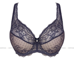 Бюстгальтер Scarlet с чашками на тонком поролоне (Размер: 90E) (Цвет: темно-синий)