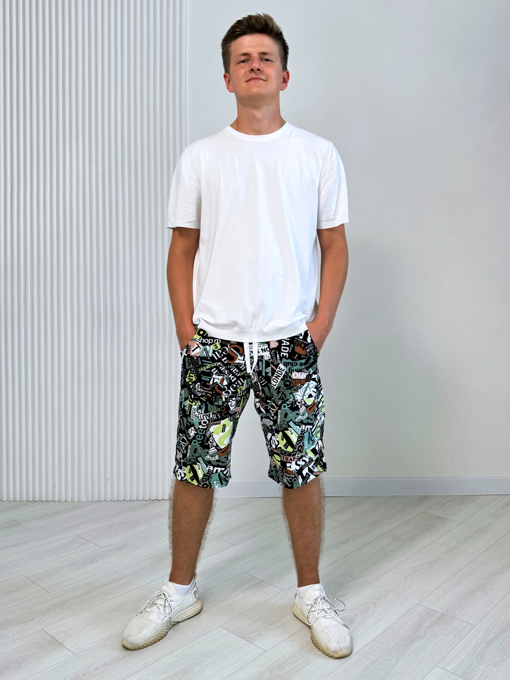 Шорты для мальчика подростковые "Буквы"