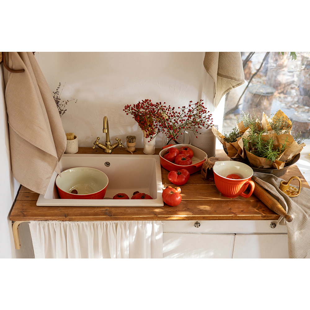 Кувшин для смешивания 1.4л Liberty Jones Soft Ripples красный