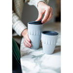 Кружка для капучино connect, organic, 300 мл, темно-серая