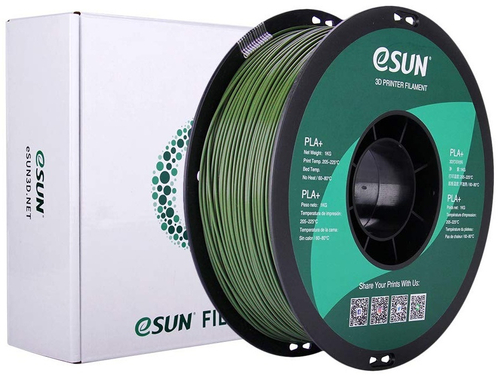 Пластик для 3D-печати ESUN PLA+175OG1 зеленый