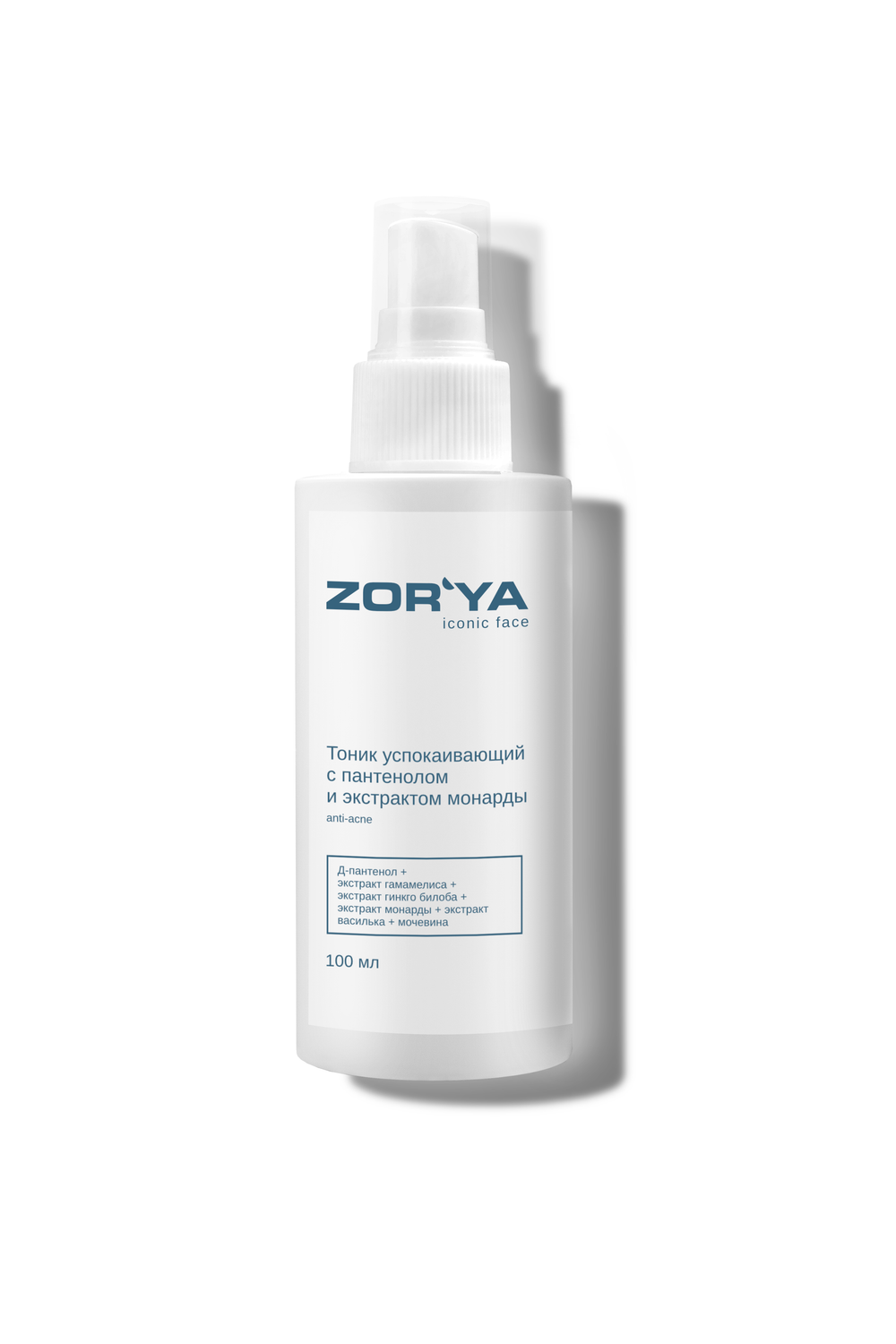 Тоник успокаивающий с пантенолом и экстрактом монарды ANTI-ACNE , 100 мл