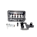 Светодиодная фара 50W с проводом H4 LightWay, черный (крепление 4 винта)