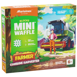 Marioinex - Конструктор Mini Waffle FARMER Комбайн 60 шт. 907528