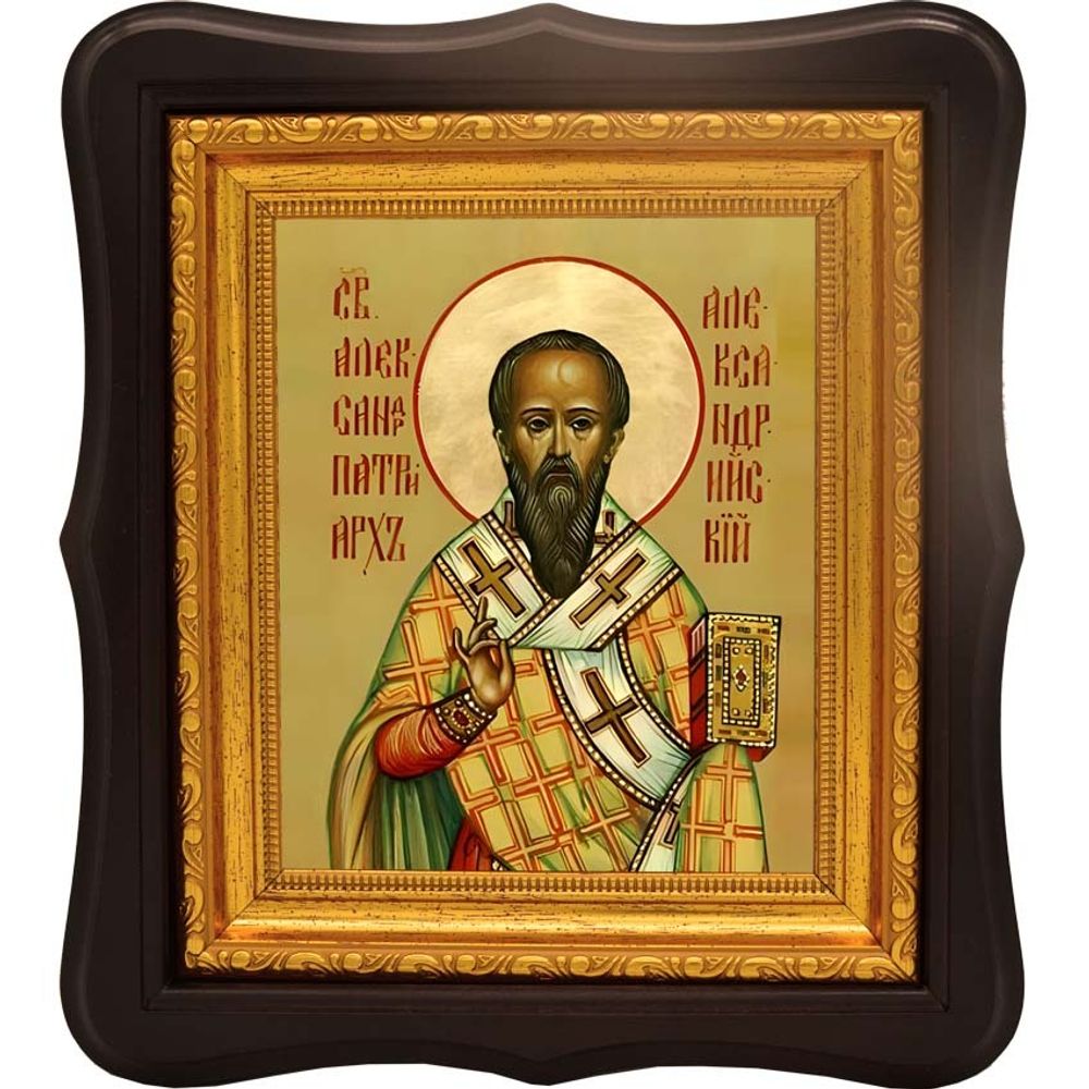 Александр Александрийский святитель, патриарх. Икона на холсте.