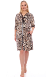 Халат женский Д168 леопард