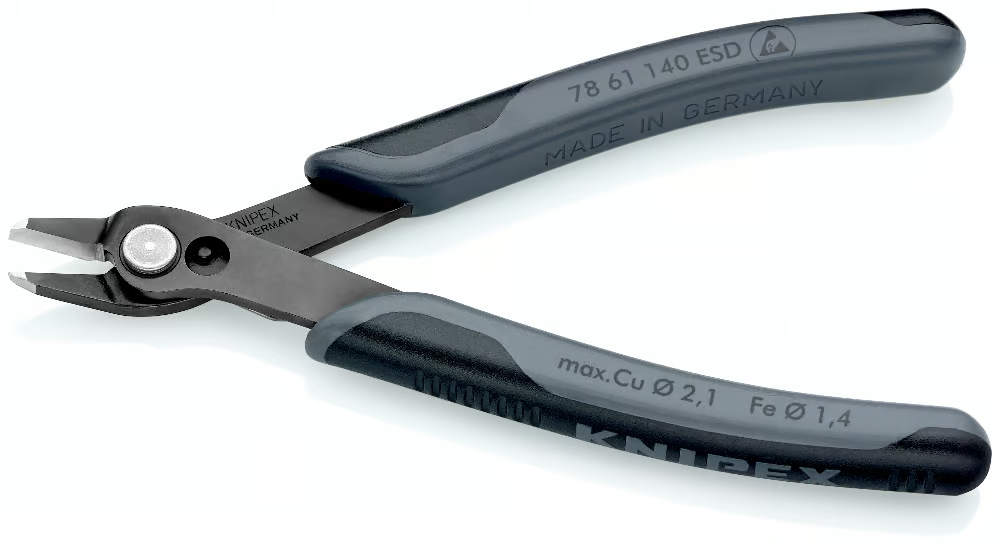 Кусачки для электроники XL 140мм KNIPEX 7861140ESD