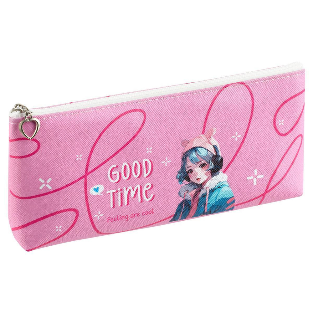 Пенал мягкий 200*85*30, искусственная кожа "Good time" (MESHU)
