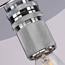 Подвесной светильник RH Utilitaire Disk Shade Pendant Silver